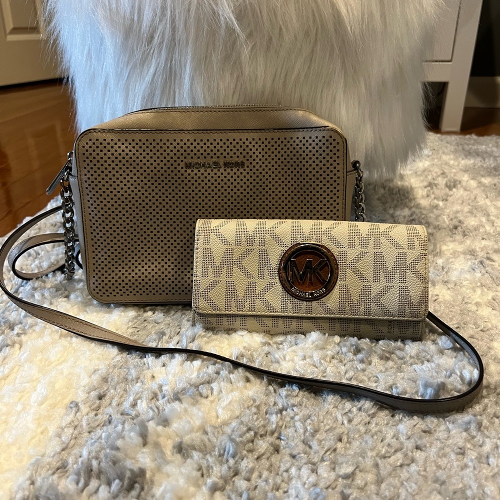 Michael Kors crossbody with wallet